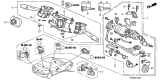 Diagram for 1999 Acura Integra Headlight Switch - 35255-SR3-G02