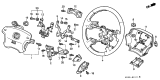 Diagram for 2000 Acura RL Cruise Control Switch - 36770-SZ3-A11ZB