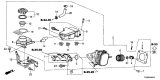 Diagram for 2013 Acura ILX Hybrid Coolant Reservoir - 46660-SNC-013