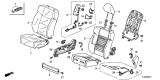 Diagram for Acura TSX Seat Cushion - 81137-TL2-A01