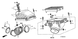 Diagram for 2010 Acura MDX Air Duct - 17228-RYE-A10