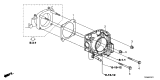 Diagram for Acura MDX Throttle Body - 16400-5WS-A01