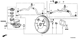 Diagram for Acura MDX Brake Booster Vacuum Hose - 46402-TZ5-A02