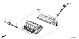 Diagram for 2020 Acura RLX Spark Plug - 12290-R9P-A01