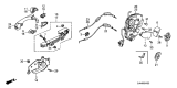 Diagram for 2005 Acura RL Rear Door Striker - 72135-SJA-A01