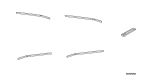 Diagram for 2007 Acura TL Door Moldings - 08P20-SEP-2B0