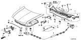 Diagram for 2011 Acura TSX Hood Latch - 74120-TL0-G01