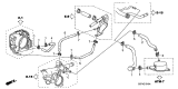 Diagram for 2006 Acura RL Cooling Hose - 19521-RCA-A00