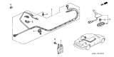 Diagram for Acura Antenna Cable - 39160-SZ3-A53