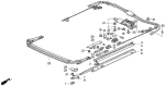 Diagram for 1994 Acura Vigor Sunroof Cable - 70400-SL4-003