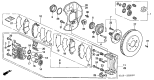 Diagram for 1992 Acura NSX Brake Pad Set - 45022-SL0-040