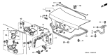 Diagram for Acura Trunk Lids - 06685-SZ3-A01ZZ