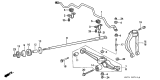 Diagram for 1992 Acura Integra Control Arm - 51355-SK7-010