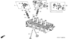 Diagram for Acura RSX Rocker Arm - 14624-RAA-A00