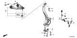 Diagram for 2017 Acura RLX Steering Knuckle - 51210-TY2-A01