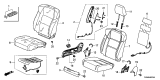 Diagram for Acura ILX Seat Cushion - 81137-TX6-A61