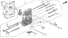 Diagram for 1997 Acura CL Valve Body - 27000-P0X-020