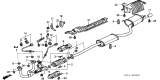 Diagram for 2001 Acura MDX Exhaust Pipe - 18210-S3V-A01