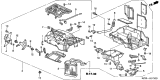 Diagram for 2002 Acura RL Heater Core - 79100-SZ3-A01