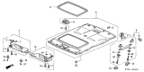 Diagram for Acura RL Sun Visor - 83230-SZ3-A52ZD