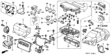 Diagram for 1999 Acura CL Fuse - 38213-SM4-003