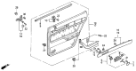 Diagram for 1993 Acura Vigor Door Trim Panel - 83700-SL5-A00ZD