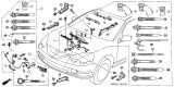 Diagram for 2006 Acura RSX Battery Cable - 32111-PRB-A01