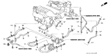 Diagram for 1996 Acura Integra Radiator Hose - 19504-P72-A00