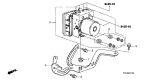 Diagram for 2010 Acura RDX ABS Control Module - 57111-STK-A01