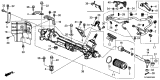 Diagram for Acura RLX Tie Rod End - 53540-TY2-A01