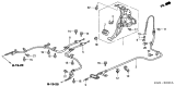 Diagram for 2003 Acura CL Parking Brake Cable - 47510-S3M-A02