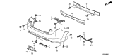 Diagram for 2012 Acura TSX Bumper - 04715-TL0-A80ZZ