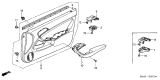 Diagram for 2002 Acura RSX Door Trim Panel - 83533-S6M-A11ZA