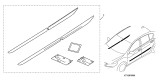 Diagram for 2015 Acura RLX Door Moldings - 08P05-TY2-220