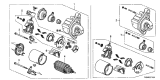 Diagram for Acura Starter Motor - 31200-R1A-A12