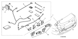 Diagram for Acura TLX Parking Sensors - 08V67-TZ3-260K