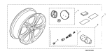 Diagram for 2008 Acura TL Rims - 08W18-SEP-202G