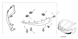 Diagram for Acura TSX Spoiler - 08F01-TL2-280B