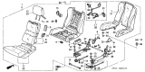 Diagram for Acura NSX Seat - 06811-SL0-A40ZA