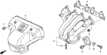 Diagram for 1997 Acura CL Exhaust Manifold Gasket - 18115-P0A-003