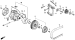 Diagram for Acura Integra A/C Compressor - 38810-PR3-003