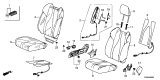 Diagram for Acura ILX Seat Cushion - 81137-T3R-A01