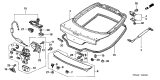 Diagram for 2006 Acura RSX Lift Support - 04746-S6M-Z21