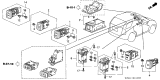 Diagram for Acura MDX Seat Heater Switch - 35600-S3V-A01
