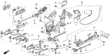 Diagram for 1992 Acura Legend Seat Switch - 35950-SP0-A21ZA