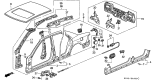 Diagram for 1998 Acura RL Fuel Filler Housing - 63915-SZ3-300ZZ