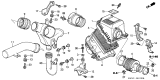 Diagram for 1995 Acura NSX Air Duct - 17243-PR7-A01