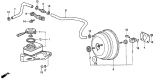 Diagram for 1996 Acura TL Brake Booster - 46400-SZ5-A52