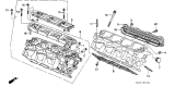 Diagram for Acura Legend Cylinder Head - 12300-PL2-000