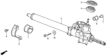 Diagram for Acura Integra Tie Rod Bushing - 53685-SB4-950